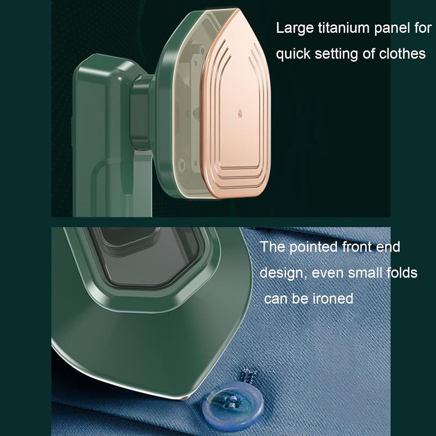 Portable Micro Steam Iron,Handheld Garment Steamer