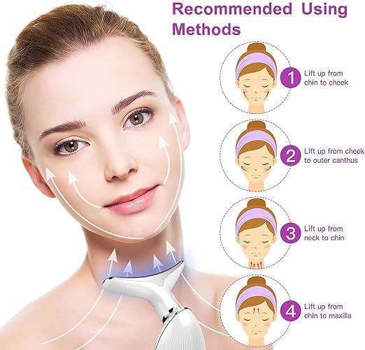 7 in 1 Face Neck Firming Wrinkle Removal Massager