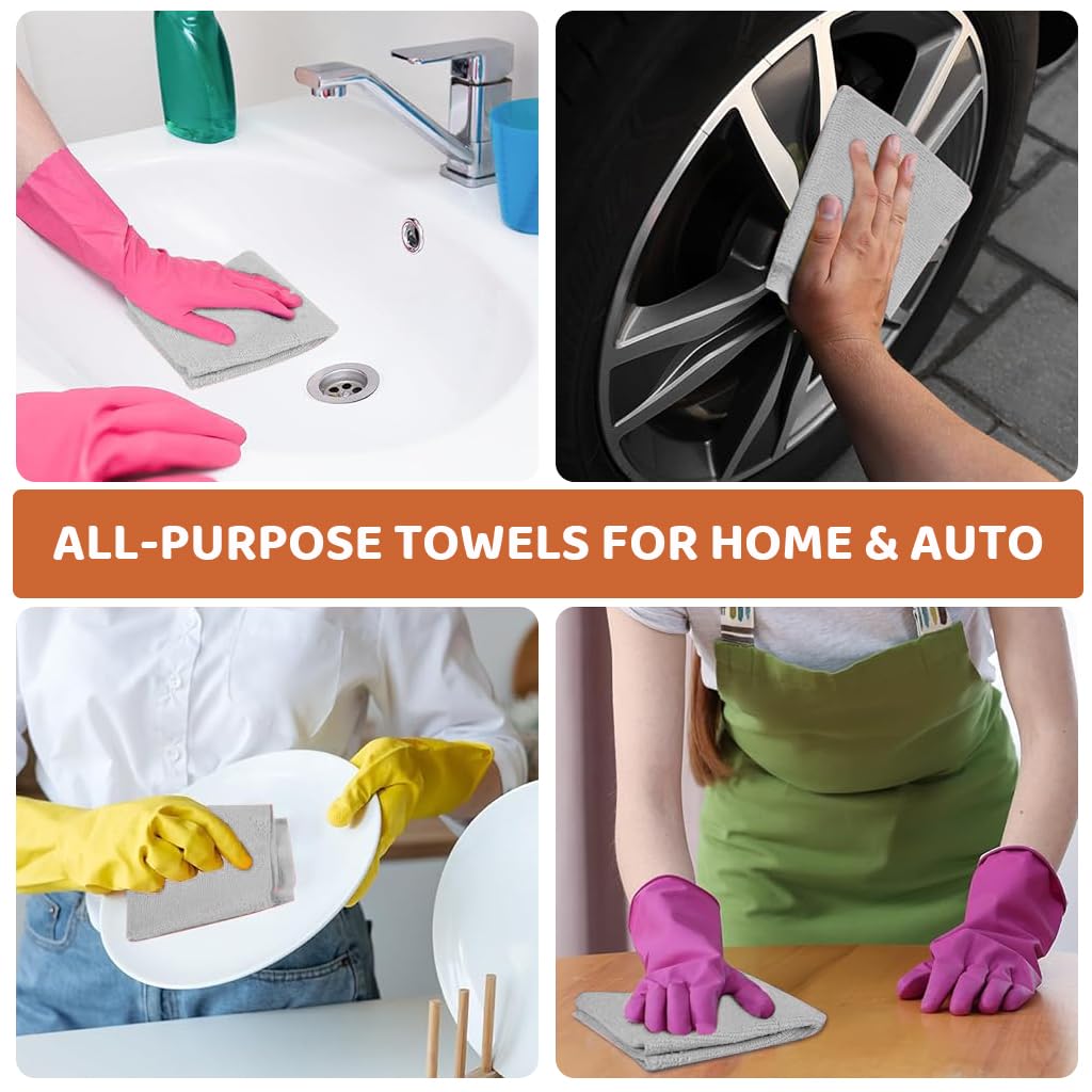 Microfiber Cleaning Cloth-25 Sheets