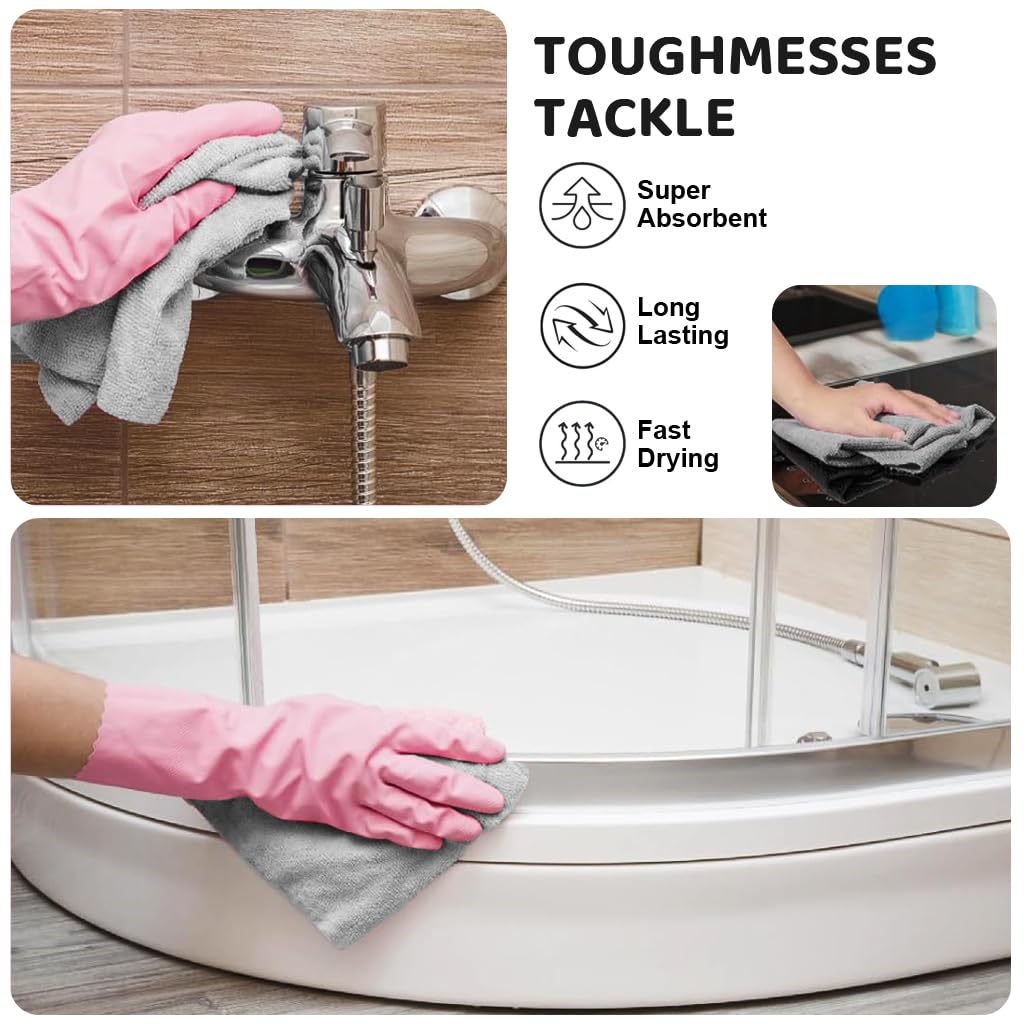Microfiber Cleaning Cloth-25 Sheets