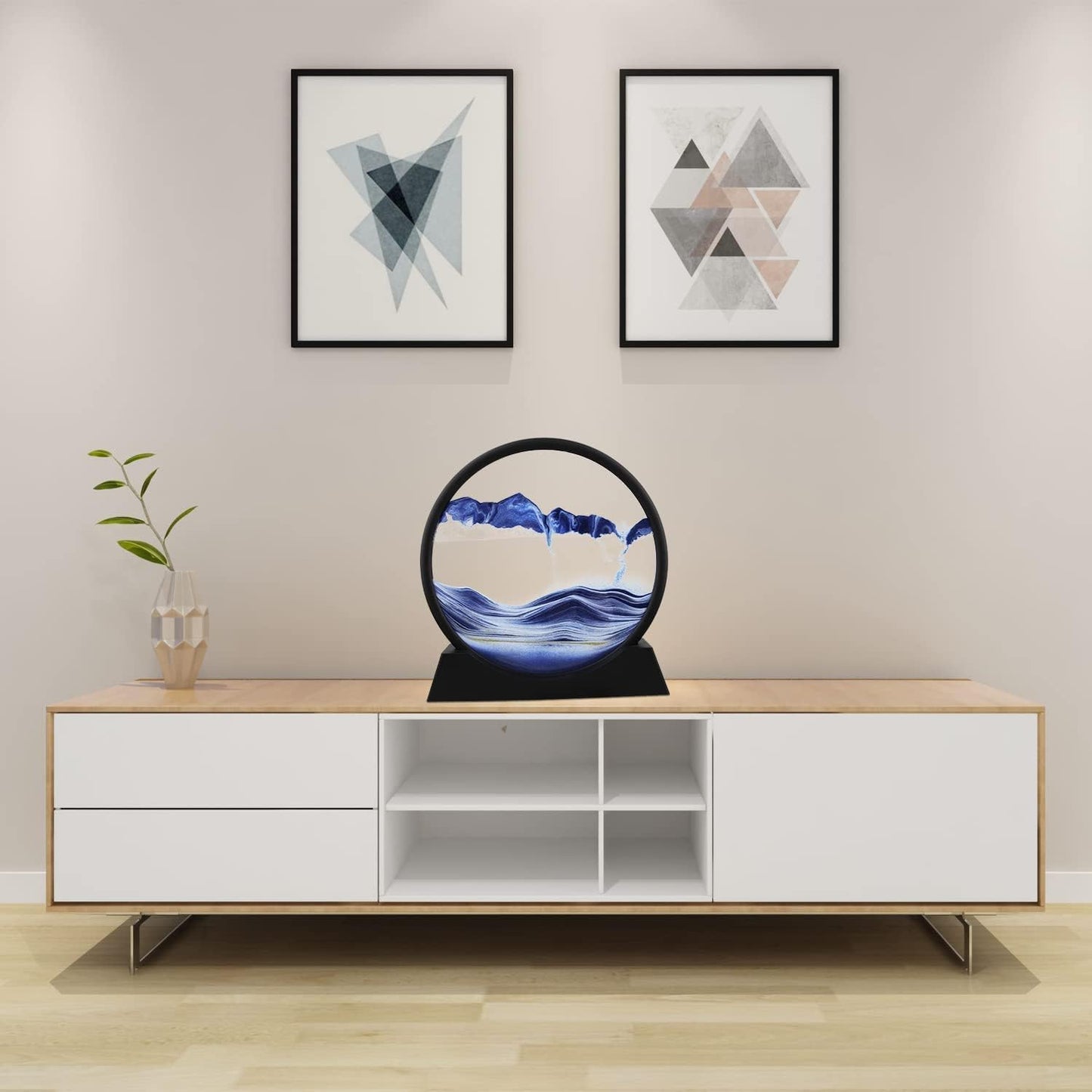 5 Color Light Moving Sand Art Picture (1 Pc)