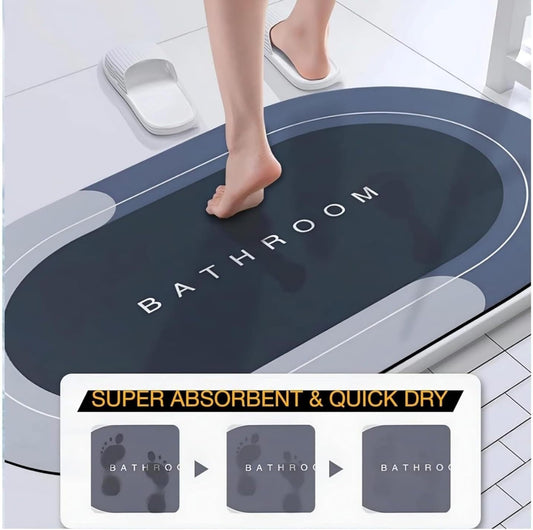 Super Absorbent Bath Floor Mat (Pack of 2)