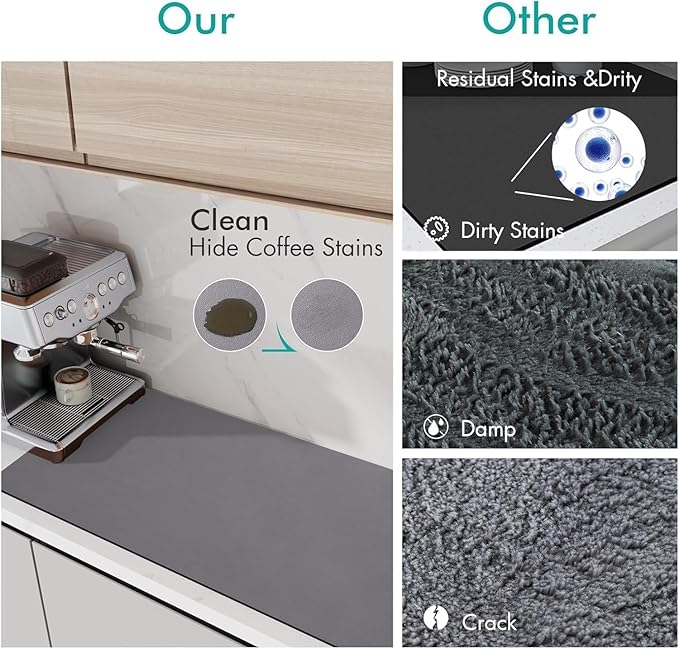 Drying mat for Kitchen, Water Absorbent Mat