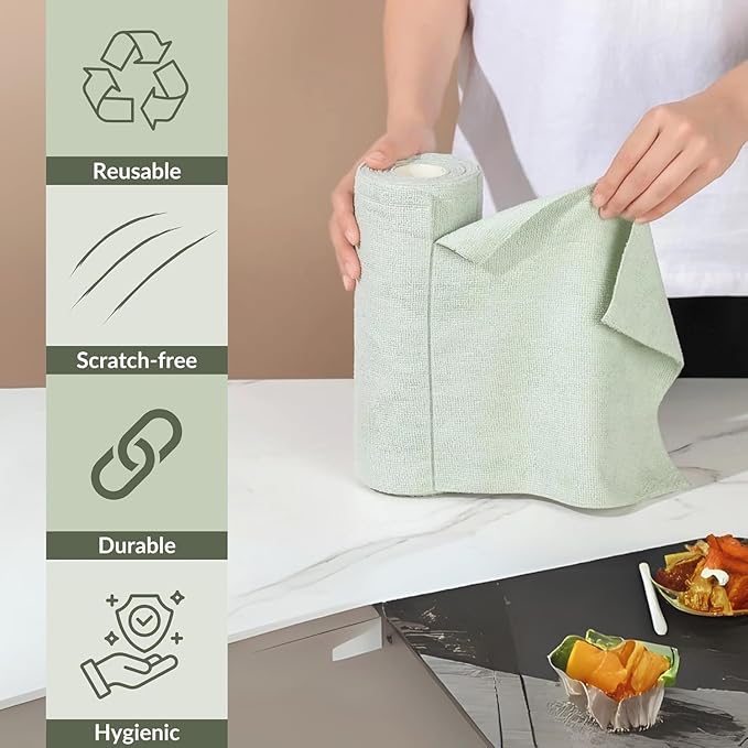 Microfiber Cleaning Cloth-25 Sheets