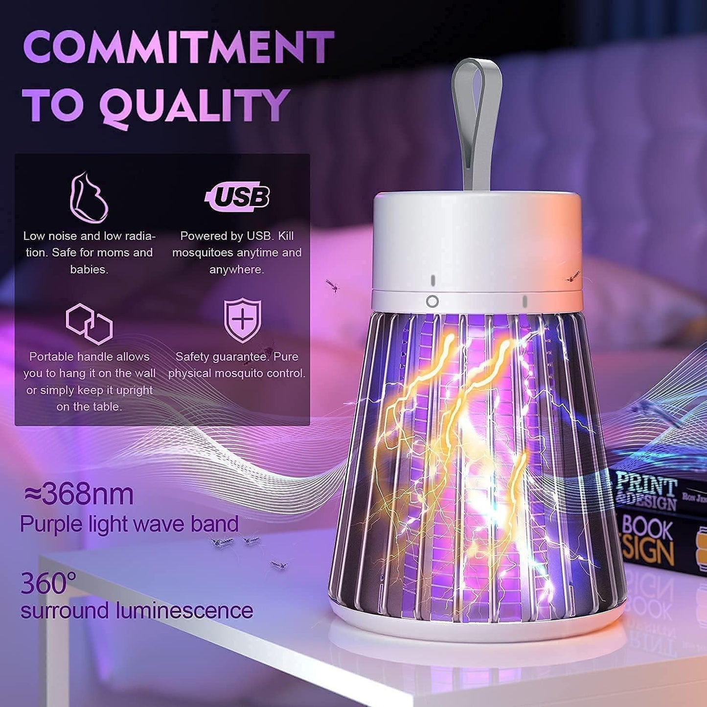 Mosquito Killer Trap Lamp For Home