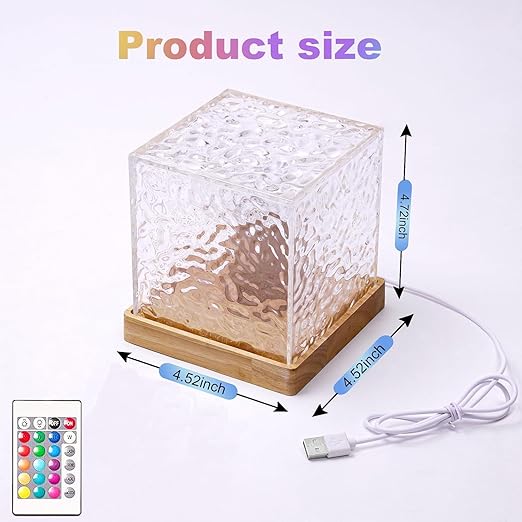 Creative Wave Lamp Crystal Night Light
