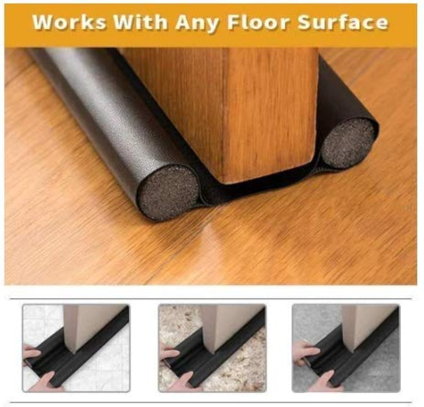 Door Bottom Sealing Strip Guard for Home