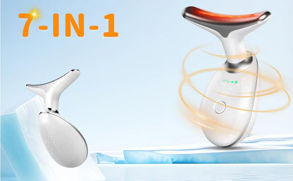 7 in 1 Face Neck Firming Wrinkle Removal Massager