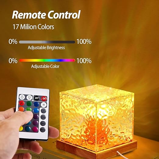Creative Wave Lamp Crystal Night Light